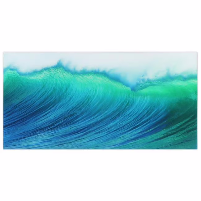 Empire Art Direct Blue Splash Frameless Free Floating Tempered Glass Panel Graphic Wall Art, 72" x 36", Ready to Hang - Image 15
