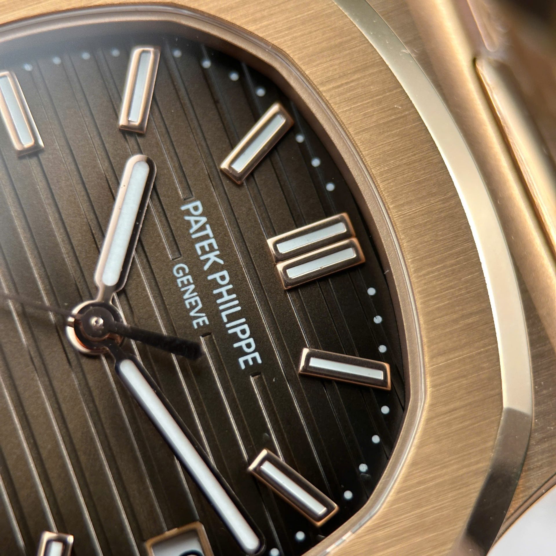 Patek Philippe Nautilus 5711 Brown Dial Copies Watches Automatic Movement BBF Factory 40mm - Top club