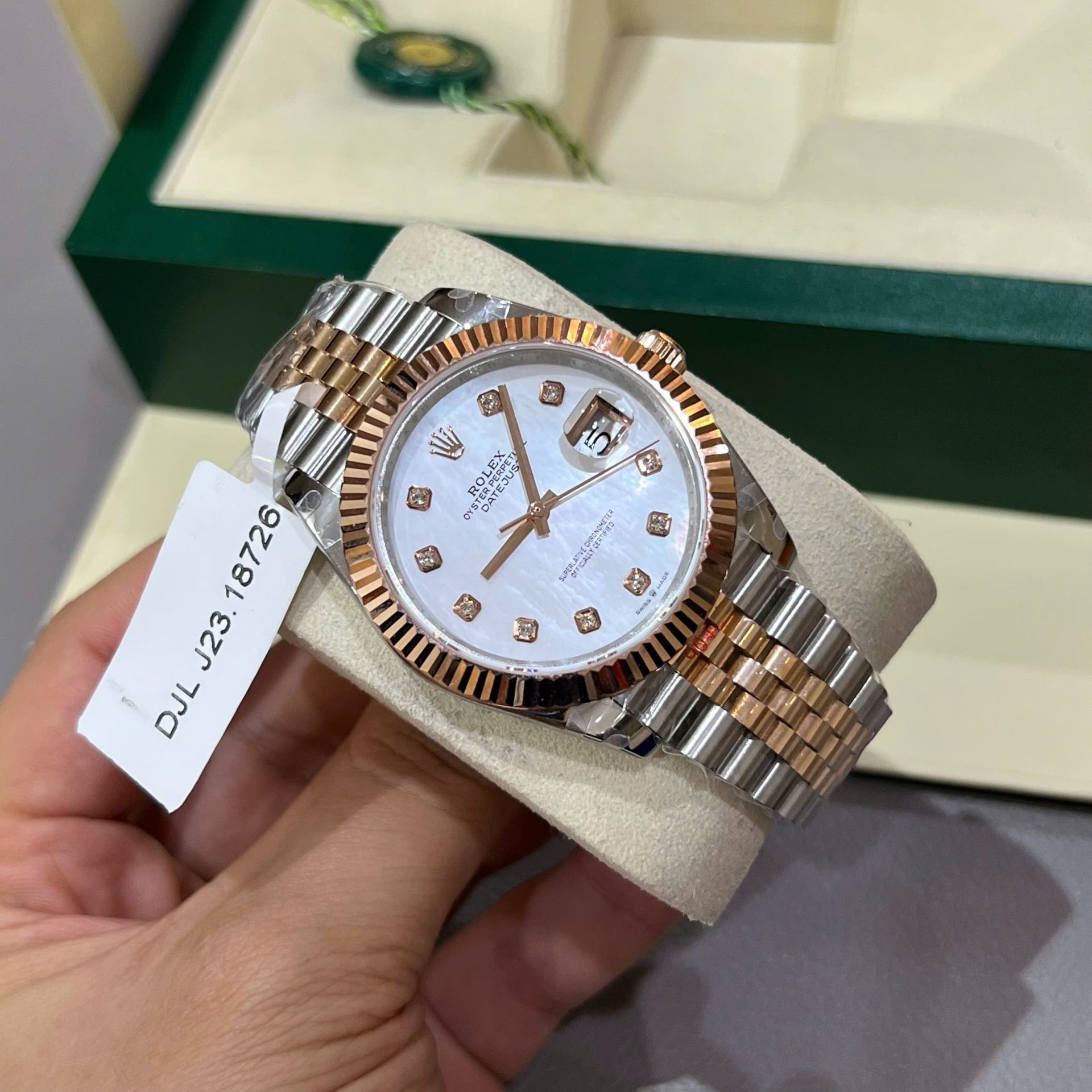 Rolex DateJust Dial Mother Of Pearl Custom Gold Wrapped GM Factory 41mm - Top club