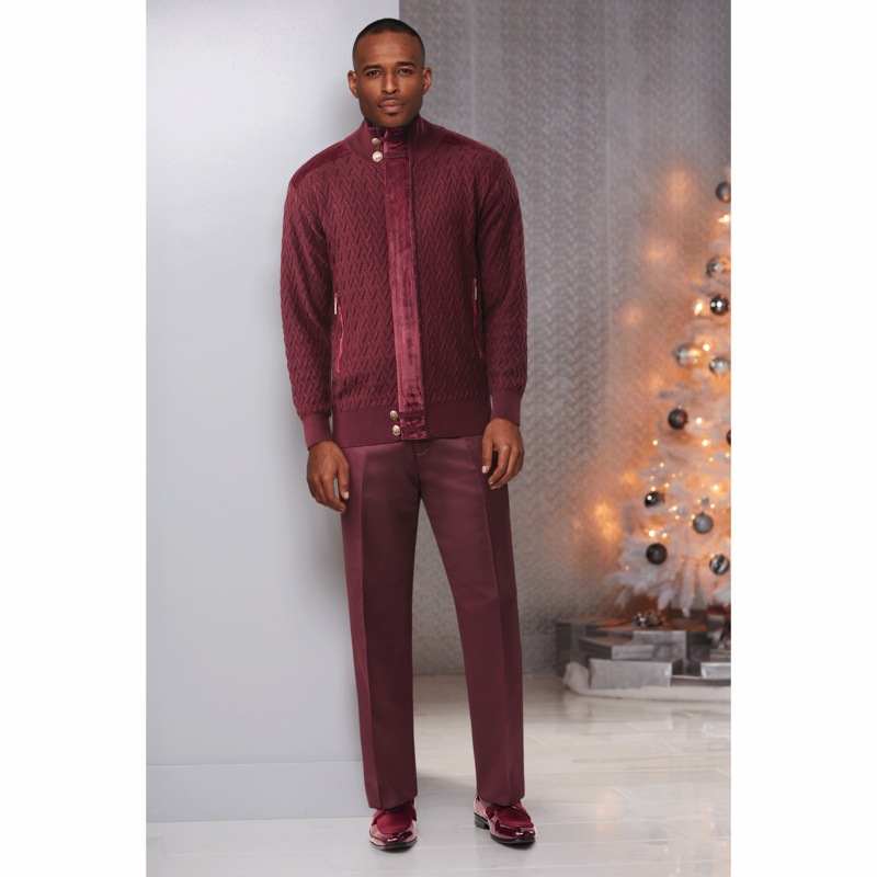 Stacy Adams Cardigan Pant Set - MIDNIGHT VELVET CATALOG