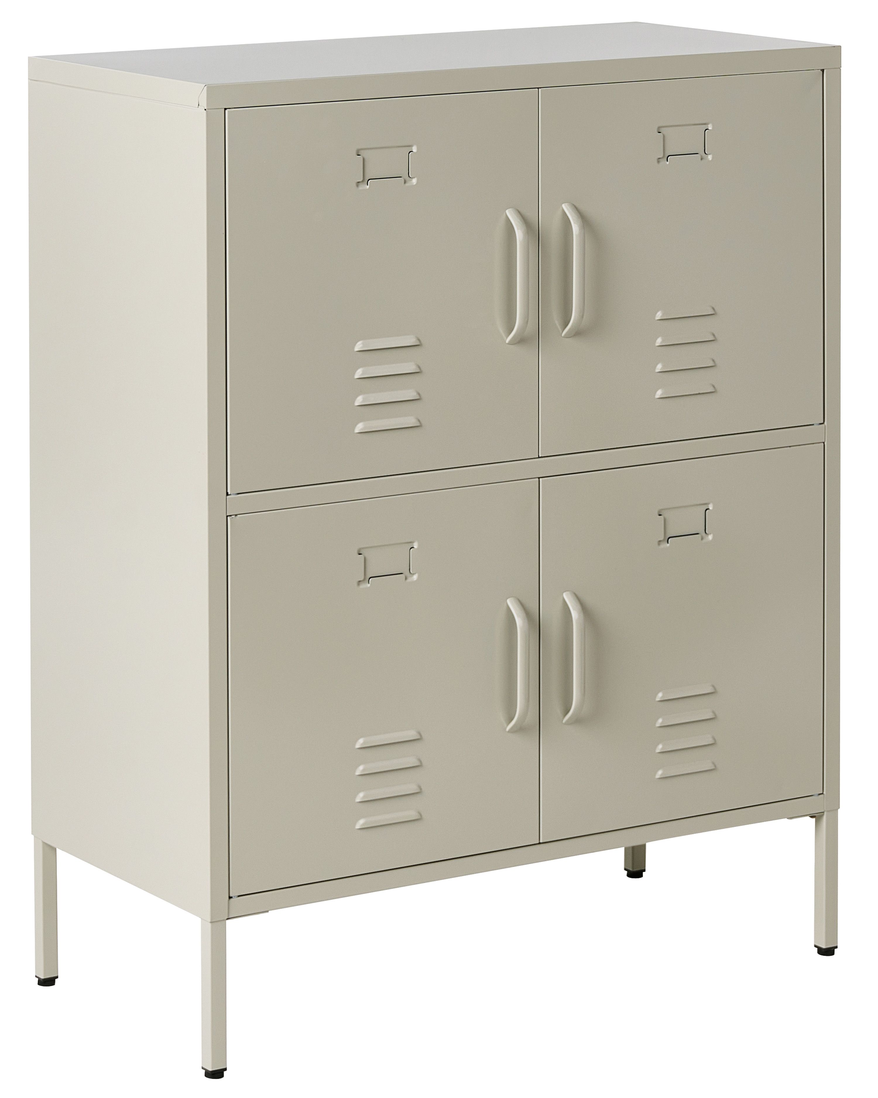 Storage Unit HOLBECK Metal Light Beige