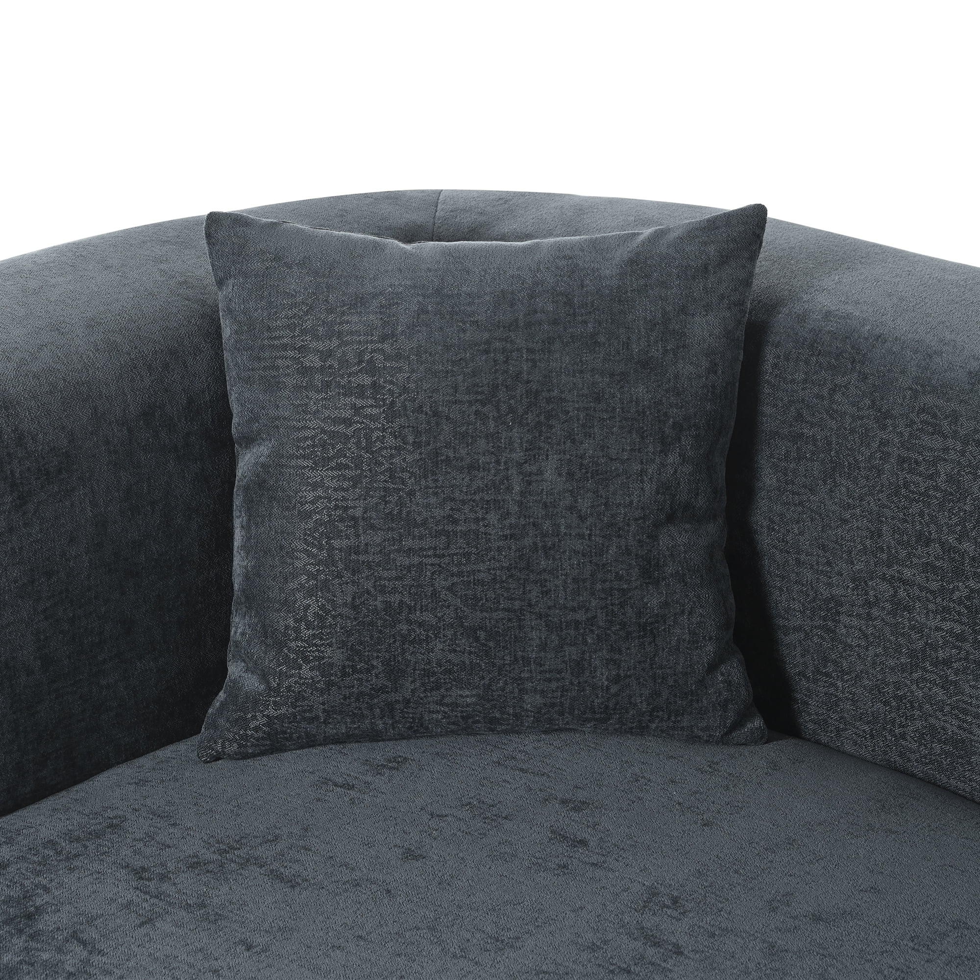 Harper & Bright Designs Modern Curved Floor Sofa Set, Modular Sectional Sponge Couch for Living Room, 2 PC Free Combination No Assembly Foam-Filled Sofa, Beige - Image 80