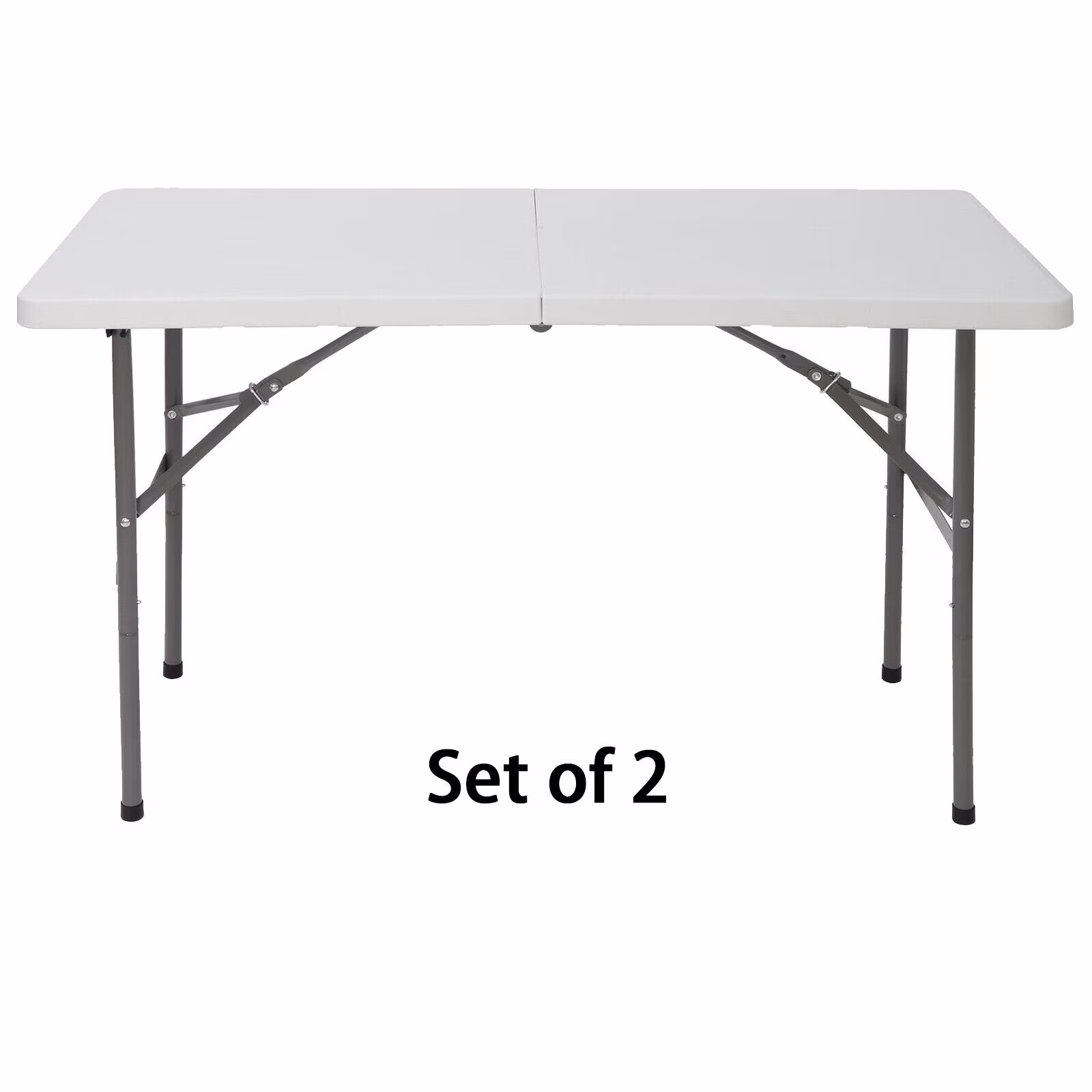 HXYHJ 3/4/6/8 FT Plastic Folding Tables - Ultra - Portable, Durable for Indoor & Outdoor Use - Ideal for Picnics, Camping, Parties and More-6 FT - Image 4
