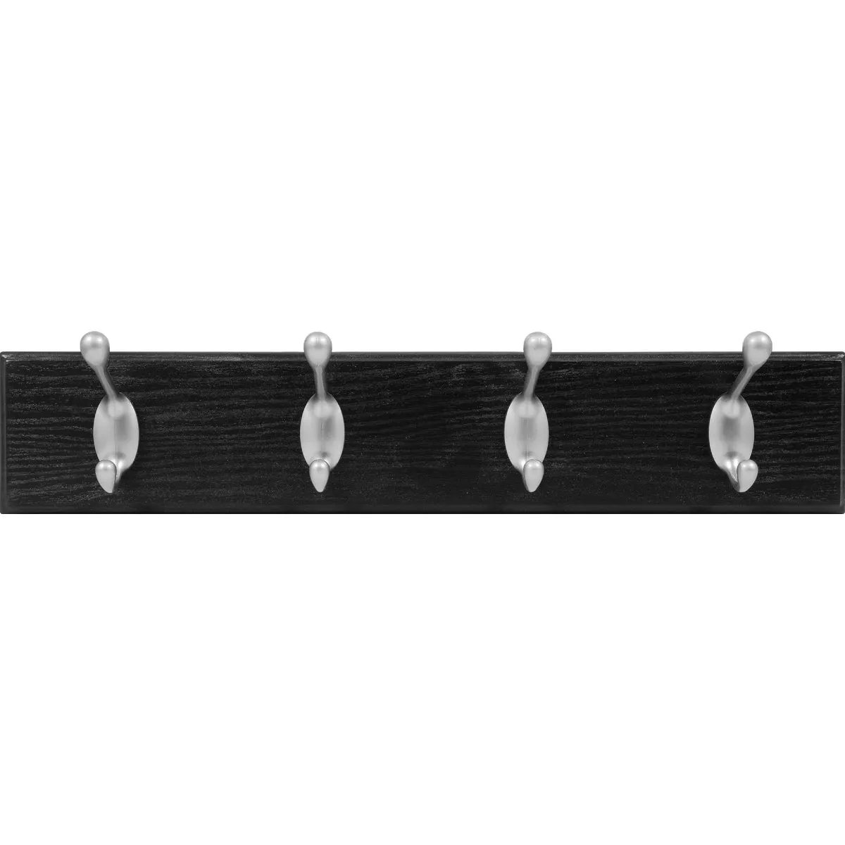 High and Mighty 18 In. 30 Lb Capacity Black Hook Rail