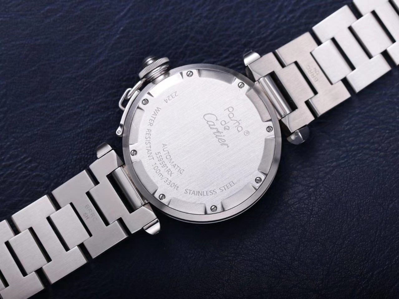 Cartier Pasha W31074M7 Ladies Automatic - Black(1:1 replica) - Top club