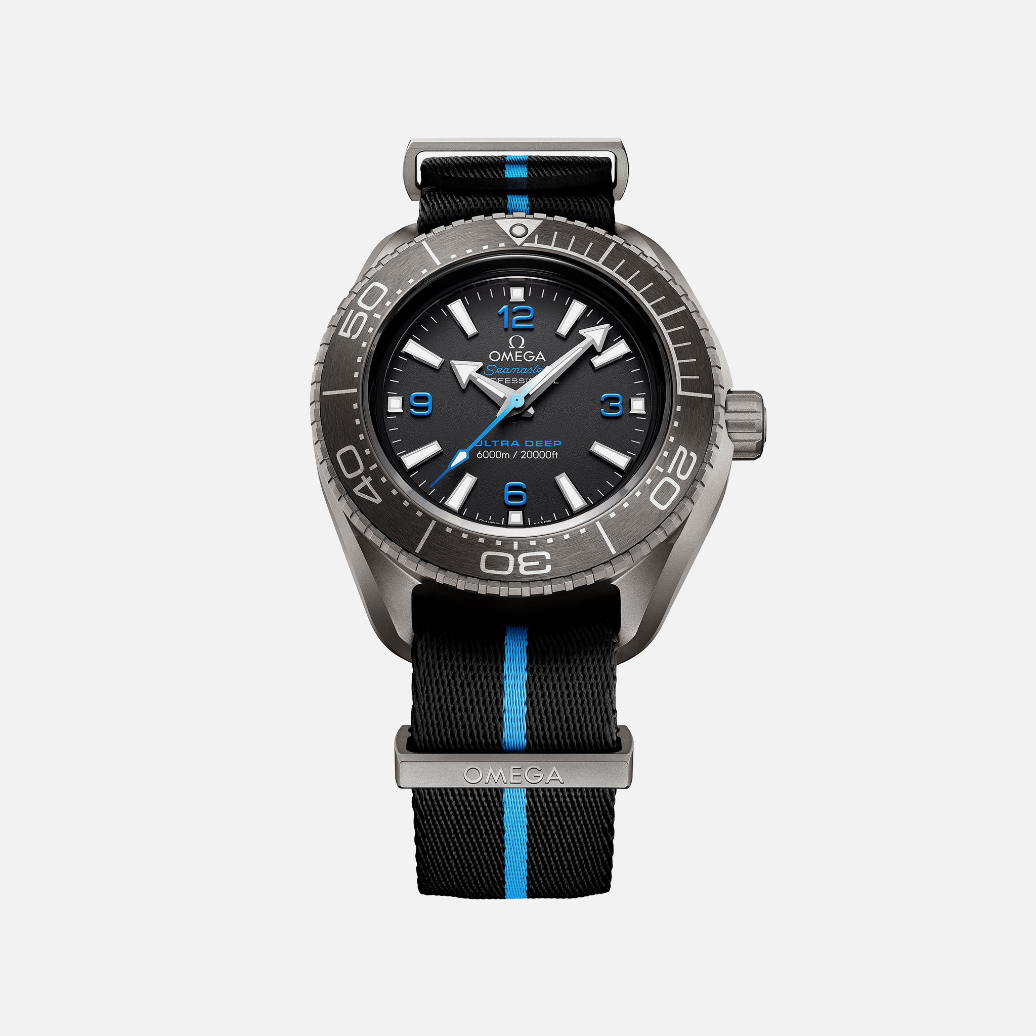 Seamaster Planet Ocean Ultra Deep Professional 6000M Co-Axial Master Chronometer 45.5mm Titanium(1:1 replica) - Elite Watch Atelier