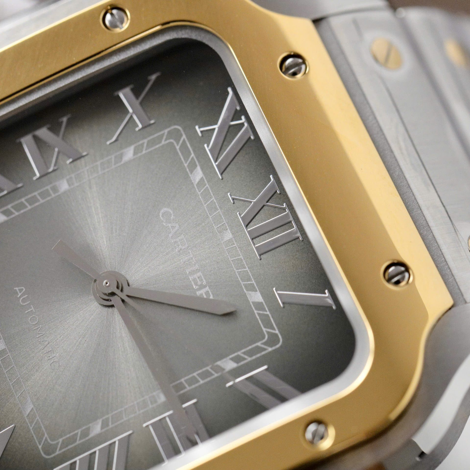 Cartier Santos CRW2SA0030 Replica Watch Gray Dial BV Factory 39.8mm - Top club