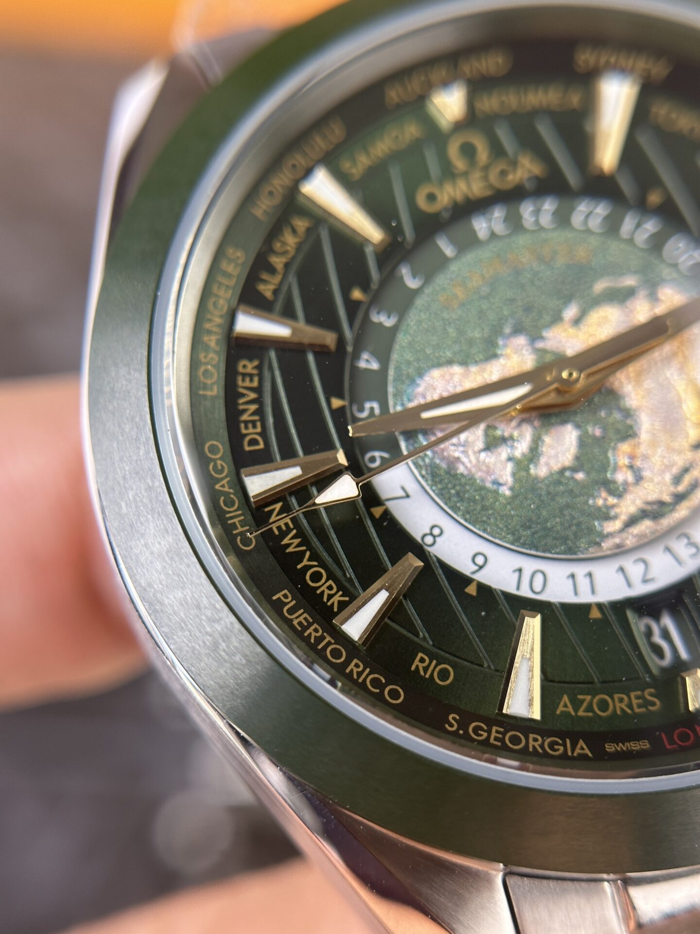 Omega Replica Watch Seamaster Aqua Terra Dial Green 43mm - Top club
