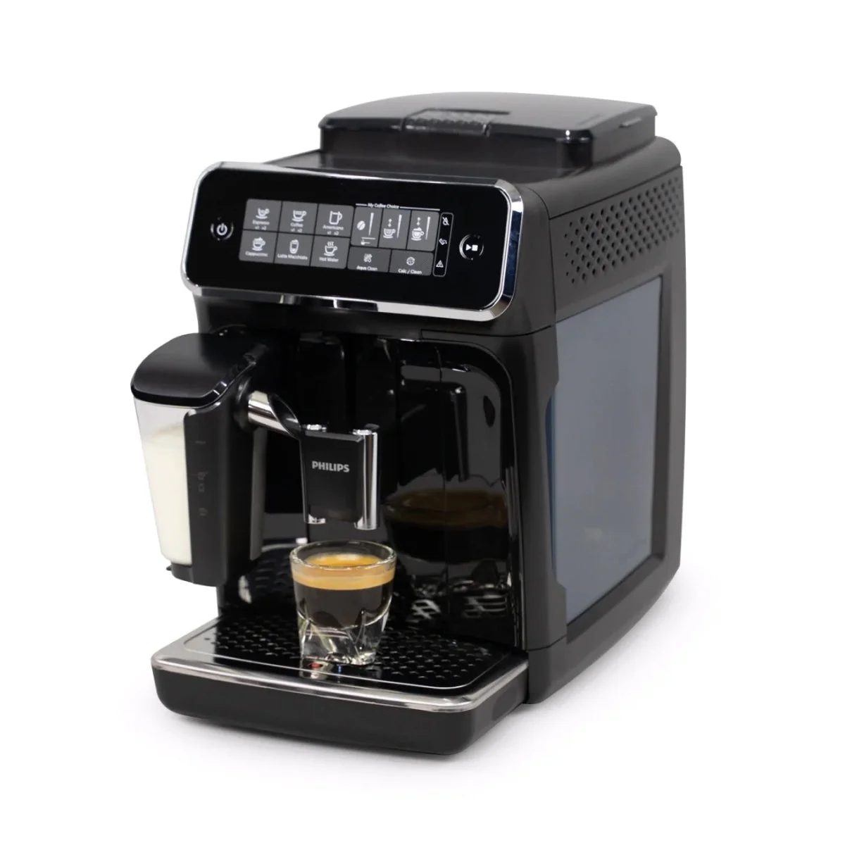 Restored Philips 3200 Lattego Fully Automatic Espresso Machine, Black | LatteGo | 5 Beverages | EP3241/54 | (Refurbished)