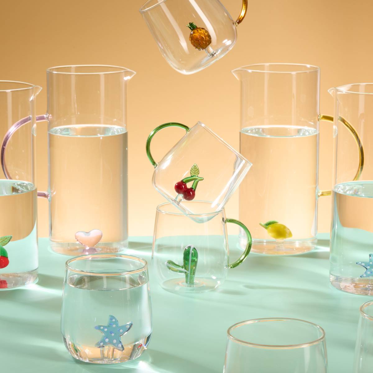 Mug "Nelya" 400 ml, Borosilicate glass