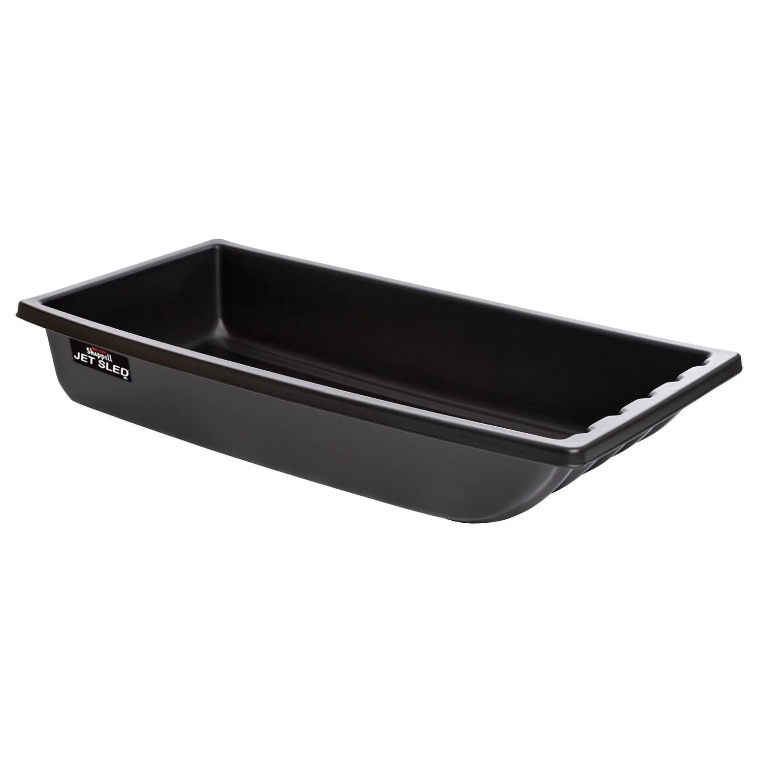 Eagle Claw Shappell Plastic 66 In. Poly Jet Sled, Black, Extra Large, Hunting Game Cart - Image 3