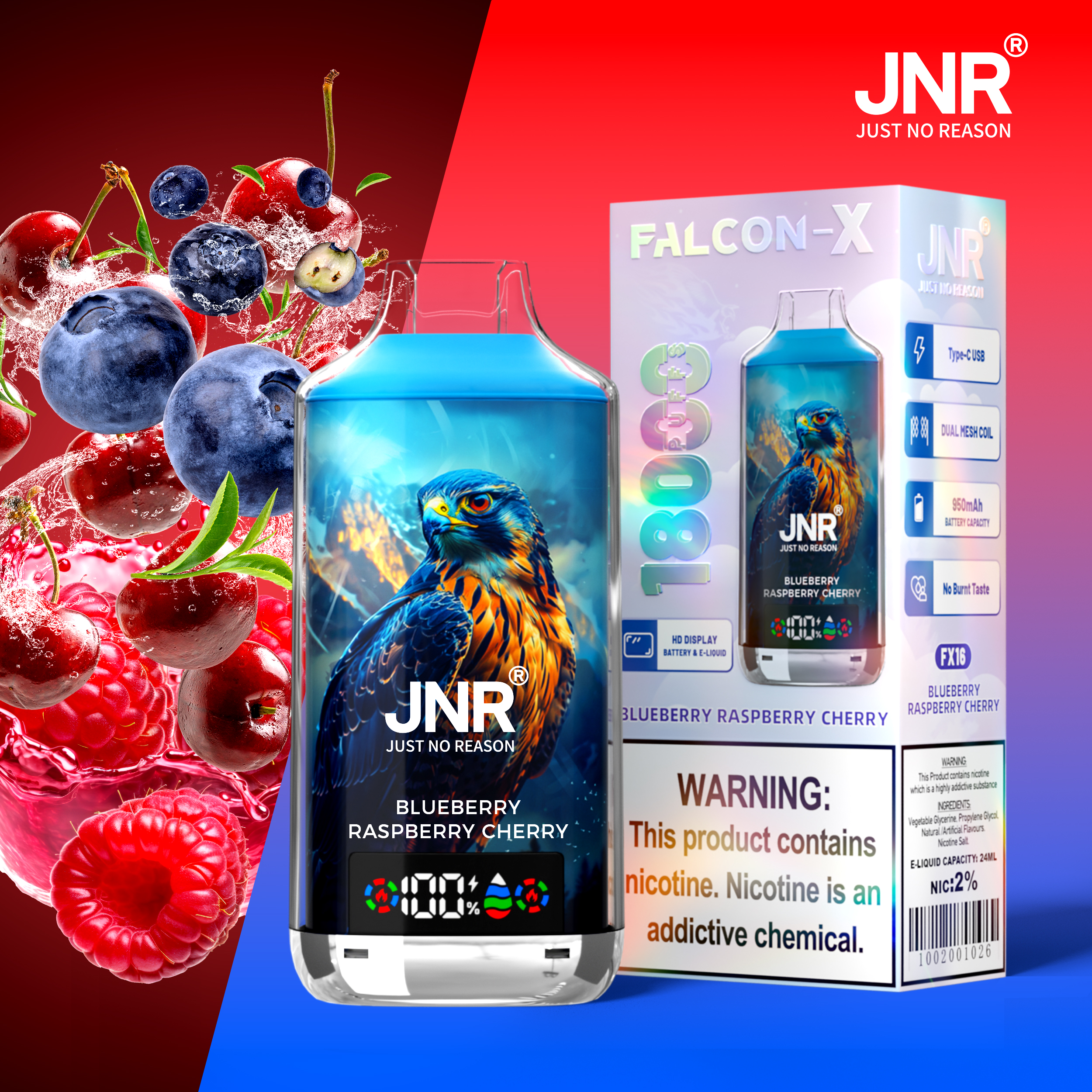 JNR Falcon X 18000 Puffs
