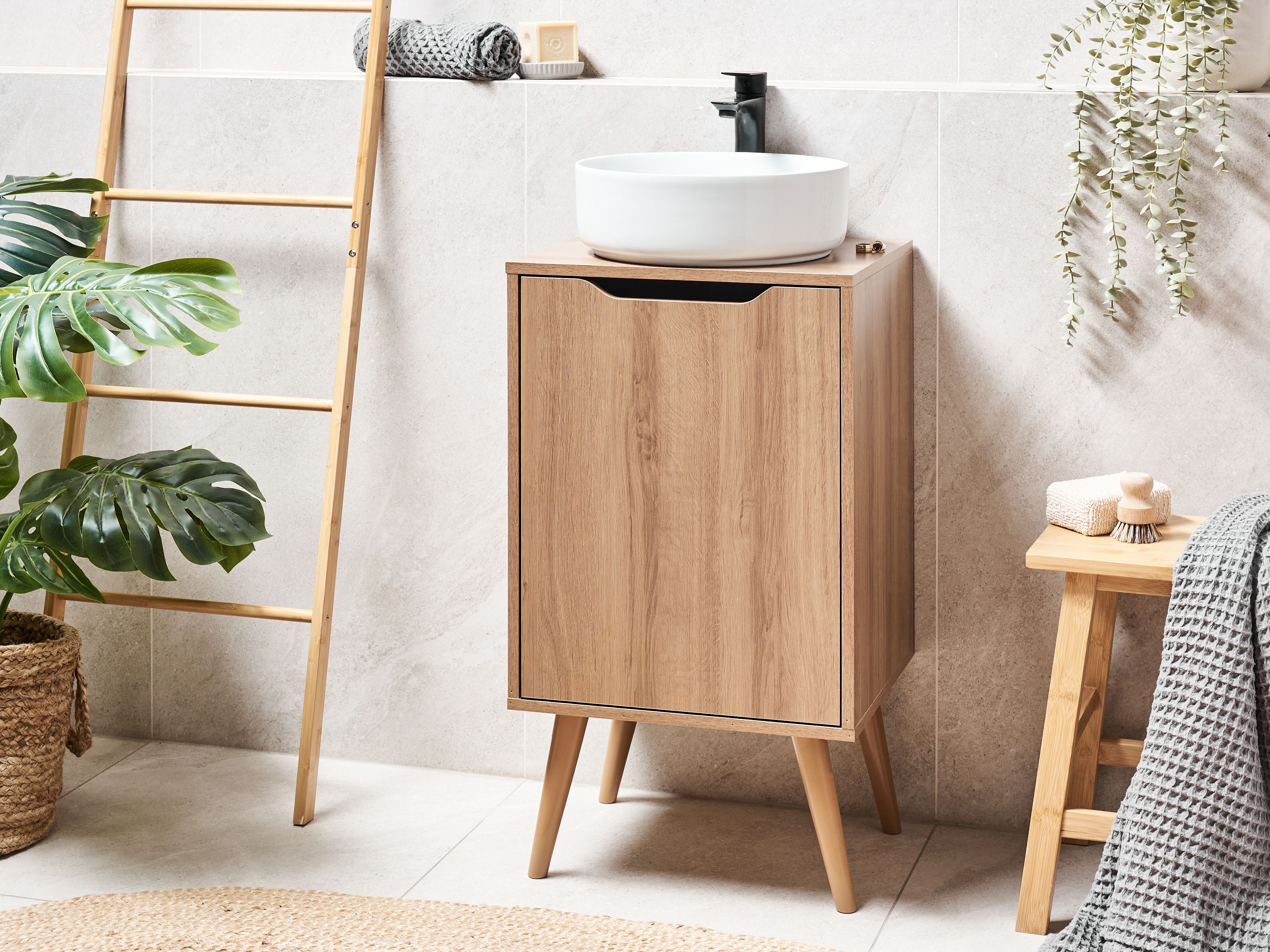 Vanity Unit JUNIN 45 cm Light Brown
