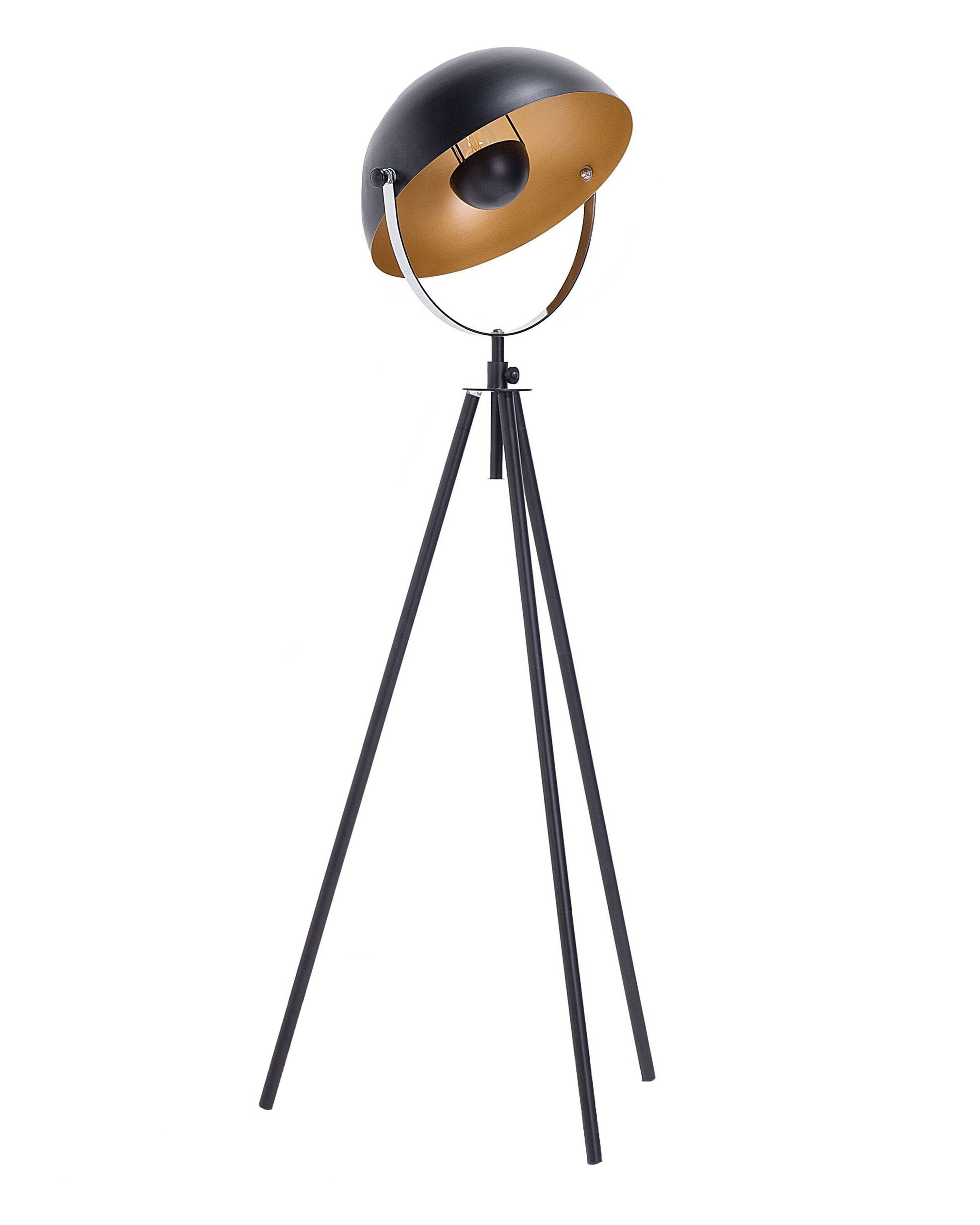 Floor Lamp THAMES Metal Black