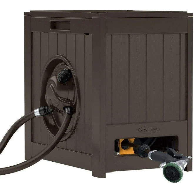 Water-Powered Auto-Rewind Garden Hose Reel, Java, 125-Foot, 2-Pack - Image 3 Water-Powered Auto-Rewind Garden Hose Reel, Java, 125-Foot, 2-Pack - Image 3