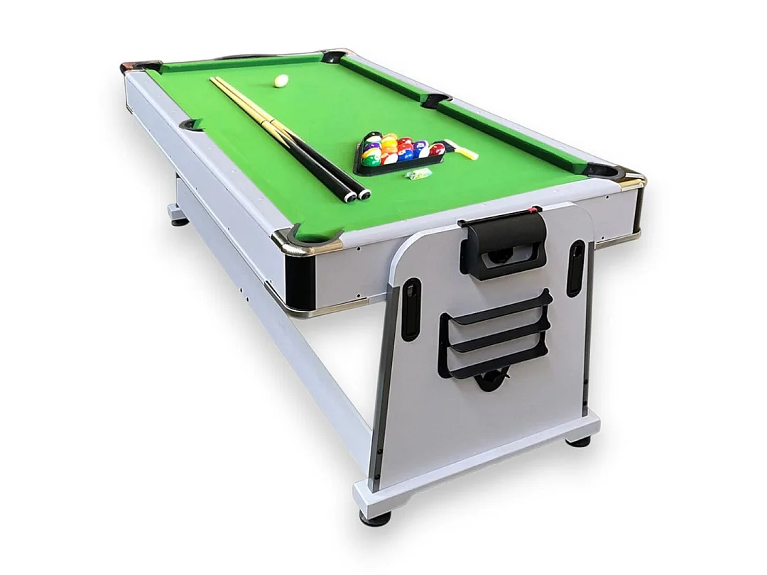 Table de Billard 7 pieds Multi-jeux vert Air Hockey, Table de Tennis, Table – Stark White