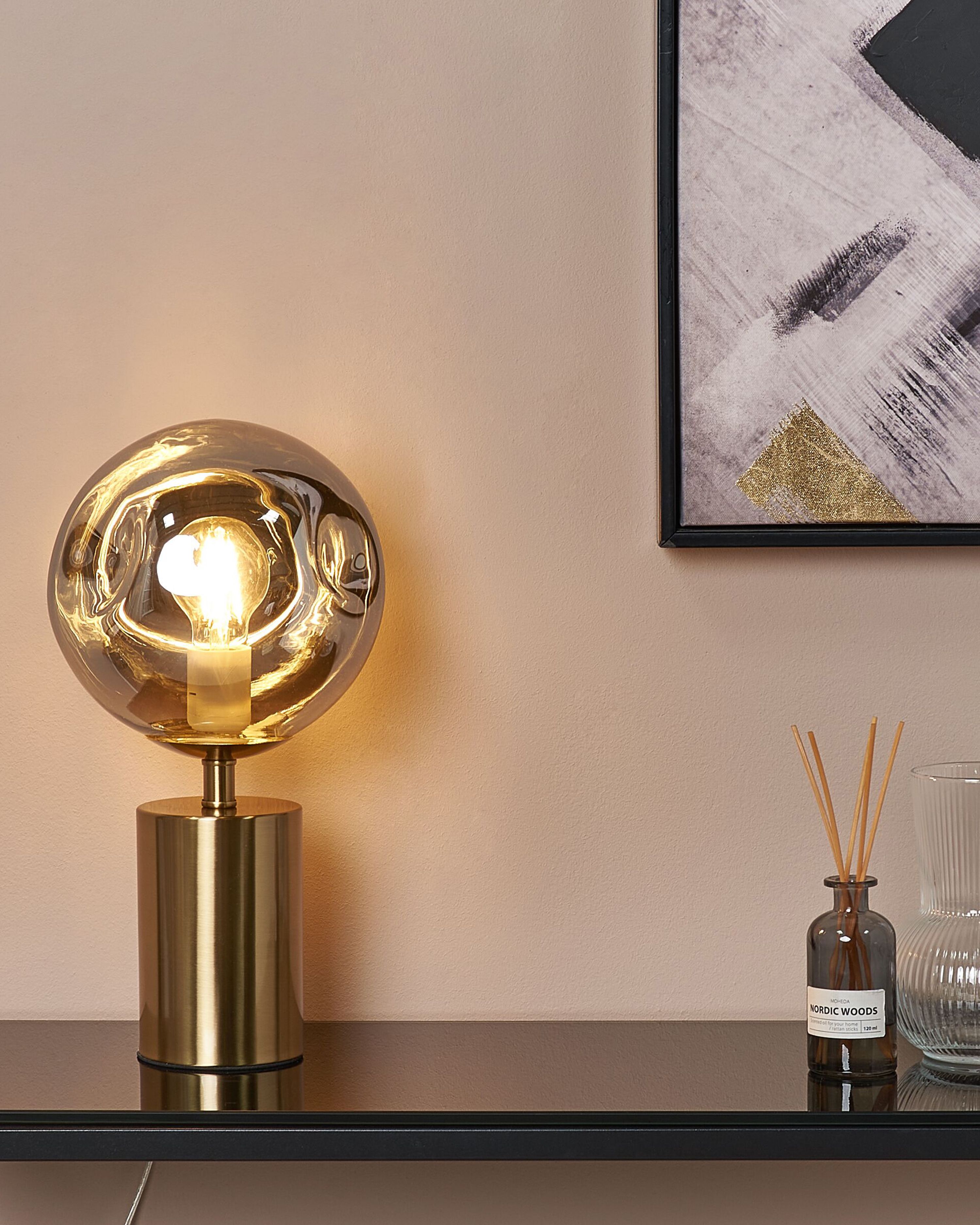 Table Lamp BOYD Metal Brass