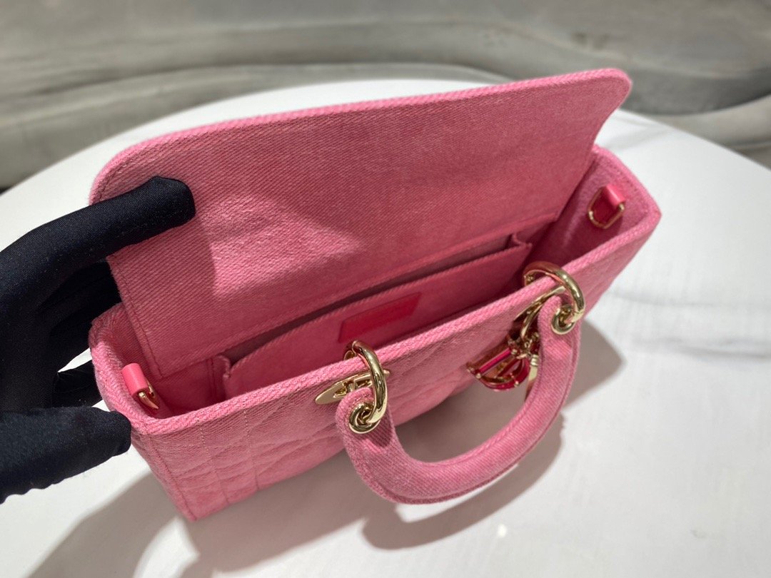 Christian Dior Lady D-Joy Bag Pink, For Women Women’s Handbags 26cm/10in CD M0540WTJA_M9291:1High-quality replica