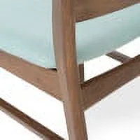 GDFSTUDIO Mid Century Modern Fabric Upholstered Rubberwood Dining Chairs, Set of 2, Dark Gray and Walnut - Image 45