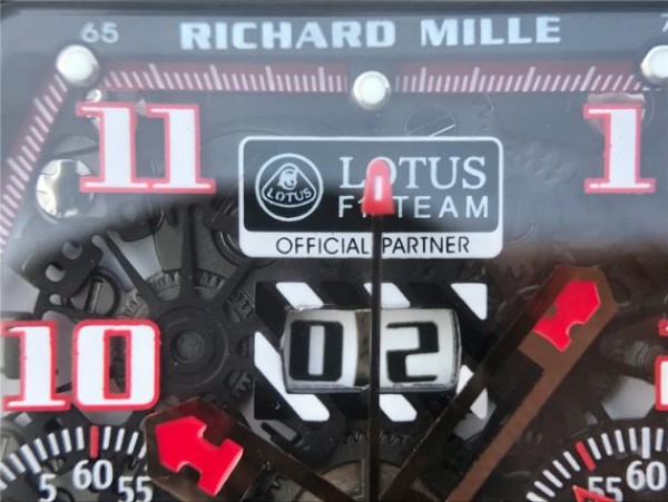 Replica Richard Mille RM011 Black Ceramic RG Chrono Skeleton Dial Black Rubber Strap A7750 - Top club