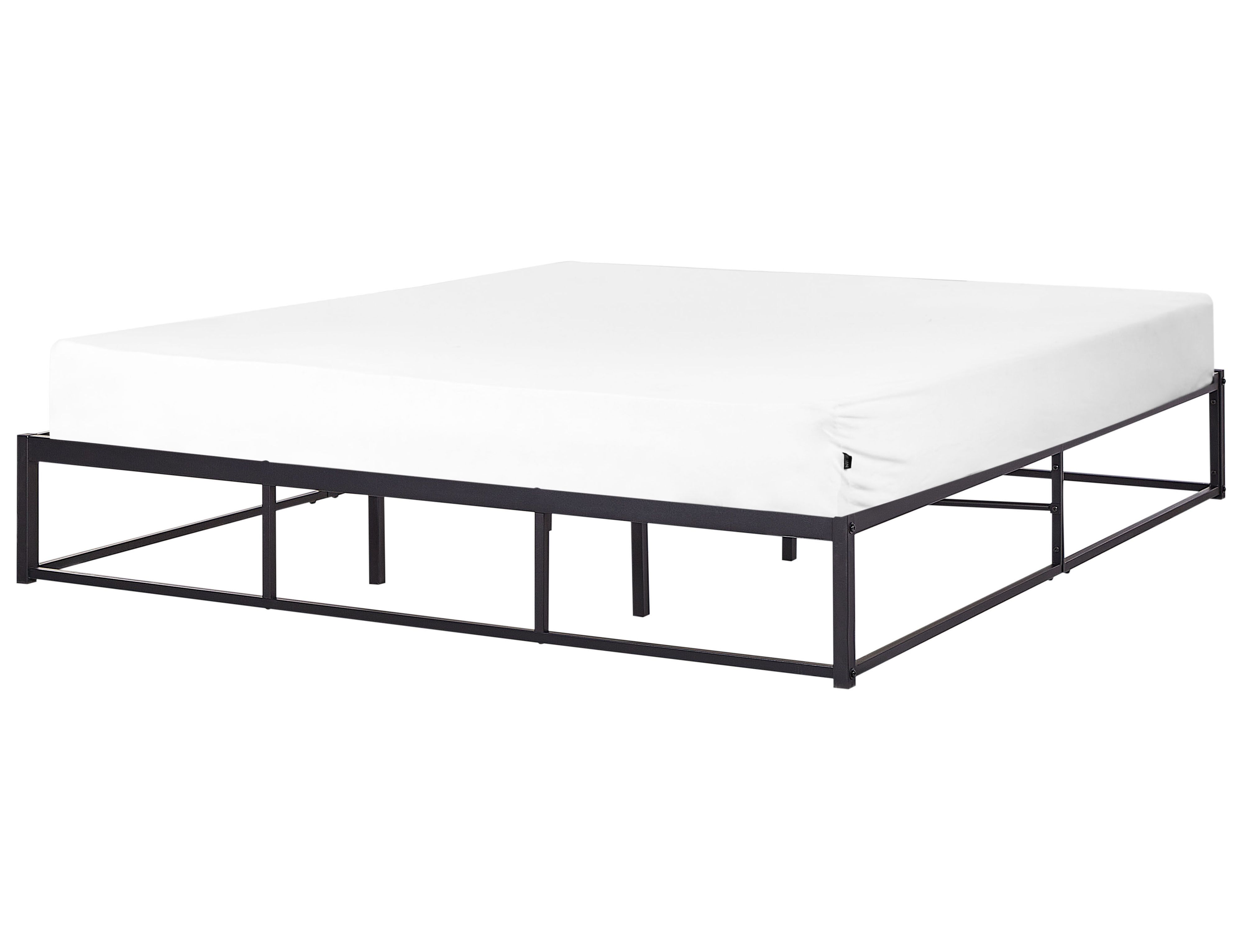 Bed Metal VIRY 180 x 200 cm (EU Super King) Black