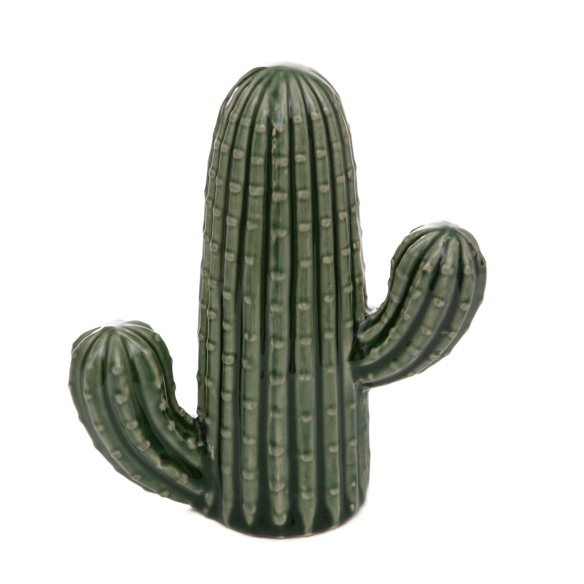 Dekoracja stojąca CACTUS kaktus ceramiczny 14x6x16 cm