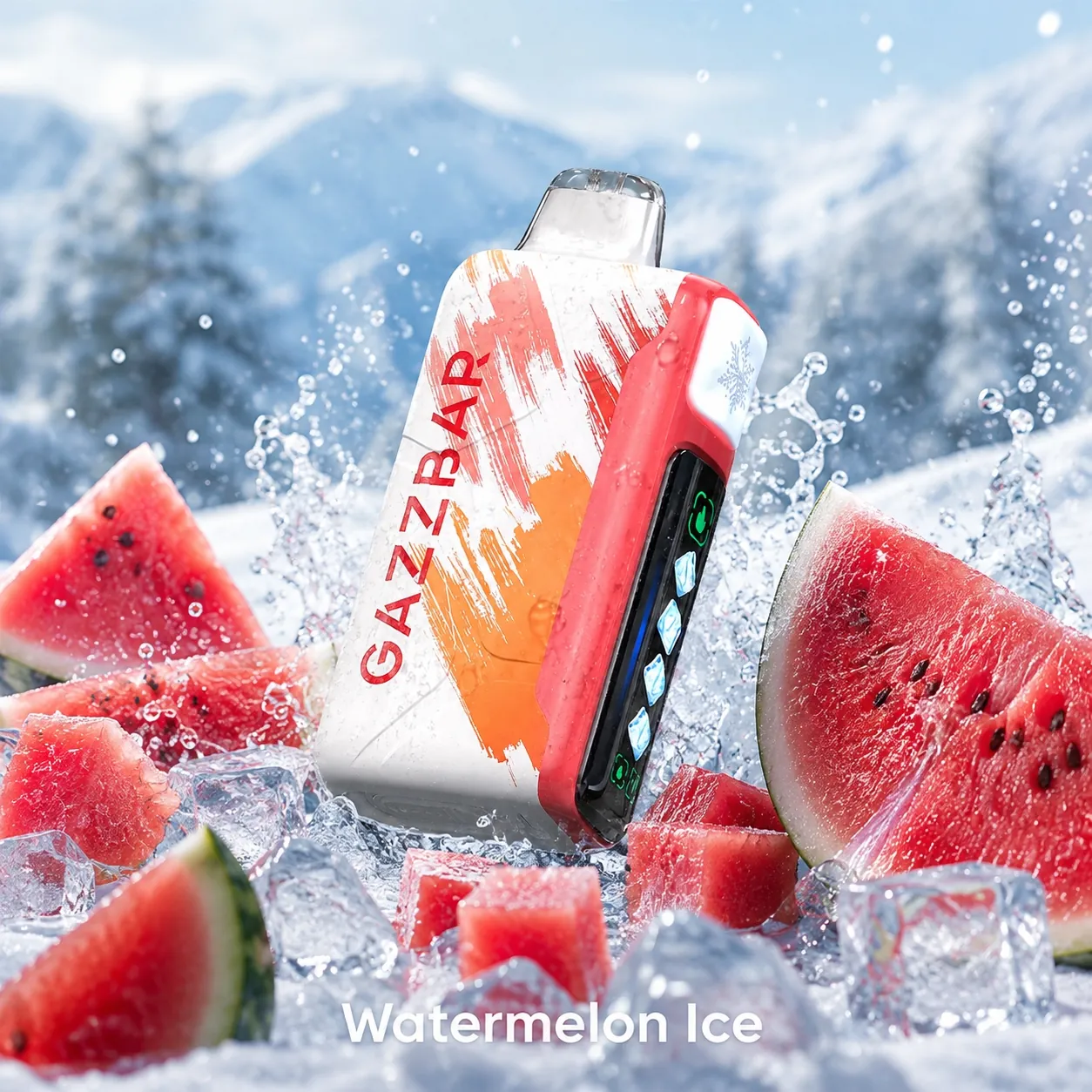 GAZZBAR ICE GOD 50 000 puffów – Lodowy arbuz (Ice Watermelon)