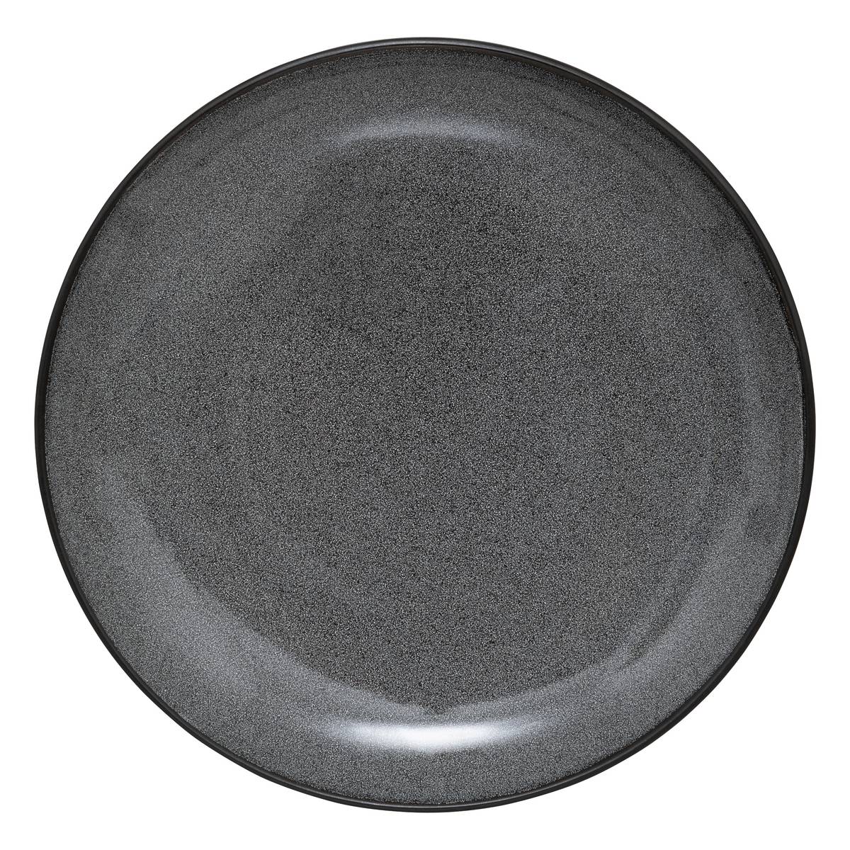 "Diane" Dinner Plate D.27 cm, Dark Grey