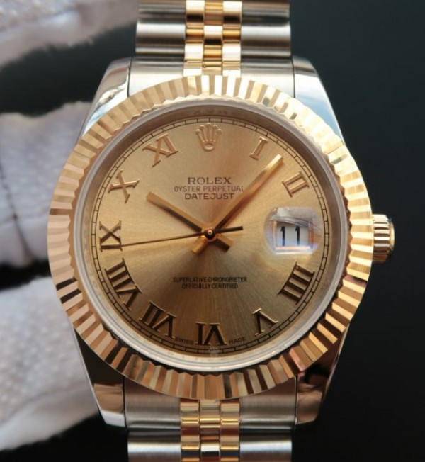 Replica Rolex DateJust II 126333 YG Dial SS/YG Bracelet A2824 - Elite Watch Atelier