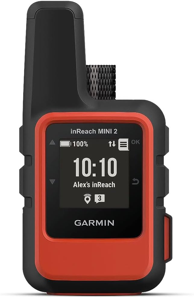Garmin inReach Mini 2  Lightweight and Compact Satellite Communicator  Hiking Handheld  Orange - 010-02602-00