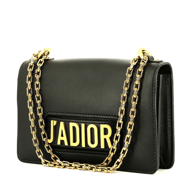 Dior J'Adior handbag in black grained leather1:1High-quality replica