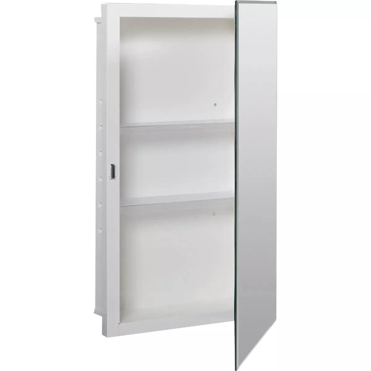 Zenith Zenna Home 16 In. W. x 26 In. H. x 4.5 In. D. Single Mirror Surface/Recess Mount Frameless Beveled Medicine Cabinet