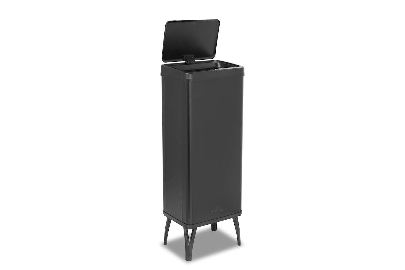 Buccan - Grote prullenbak met bewegingssensor - Zwart - 60 Liter