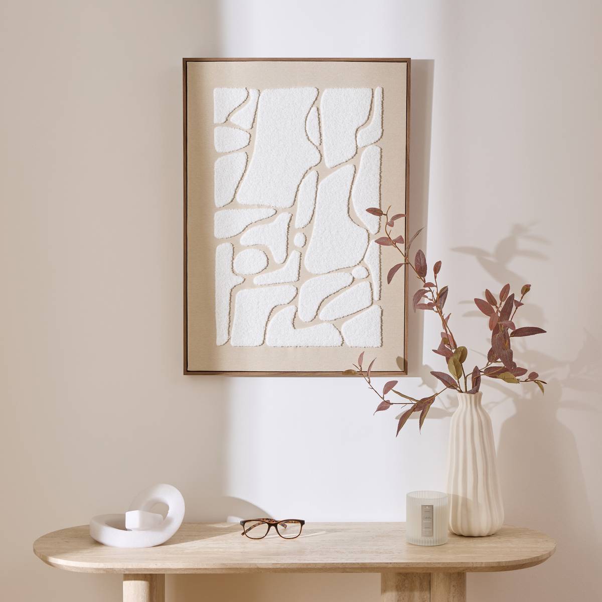 3D Canvas "Ziad" Beige, 50x70 cm