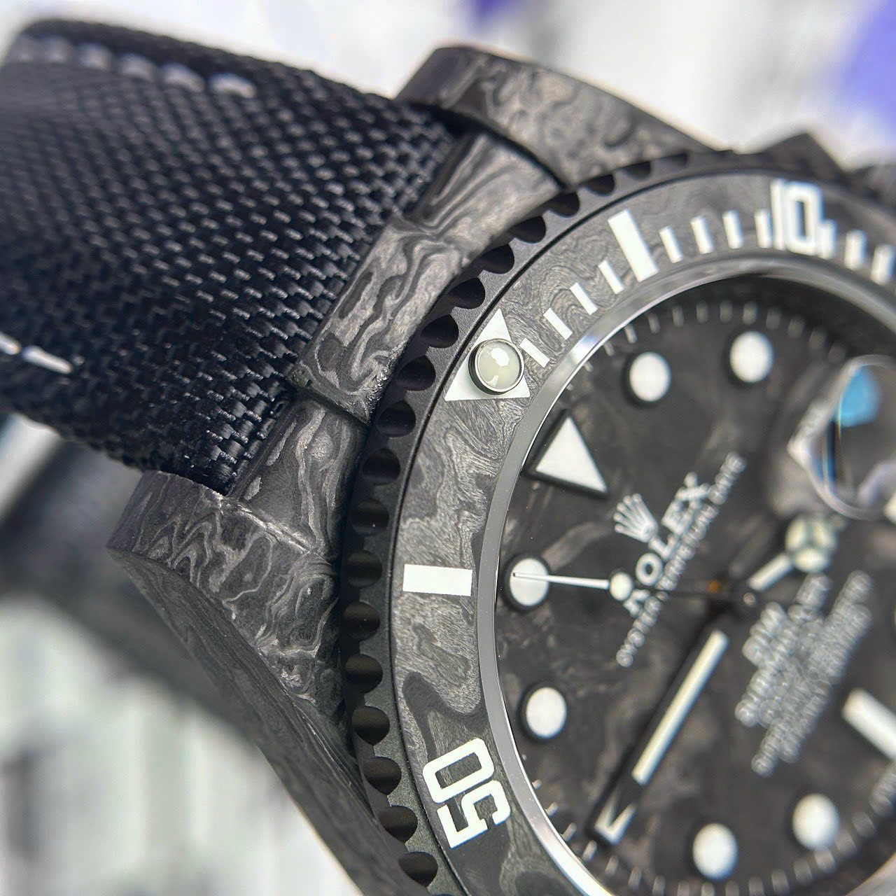 Rolex Submariner Diw Replica 1:1 Watch Carbon Ultra Light 40mm - Top club