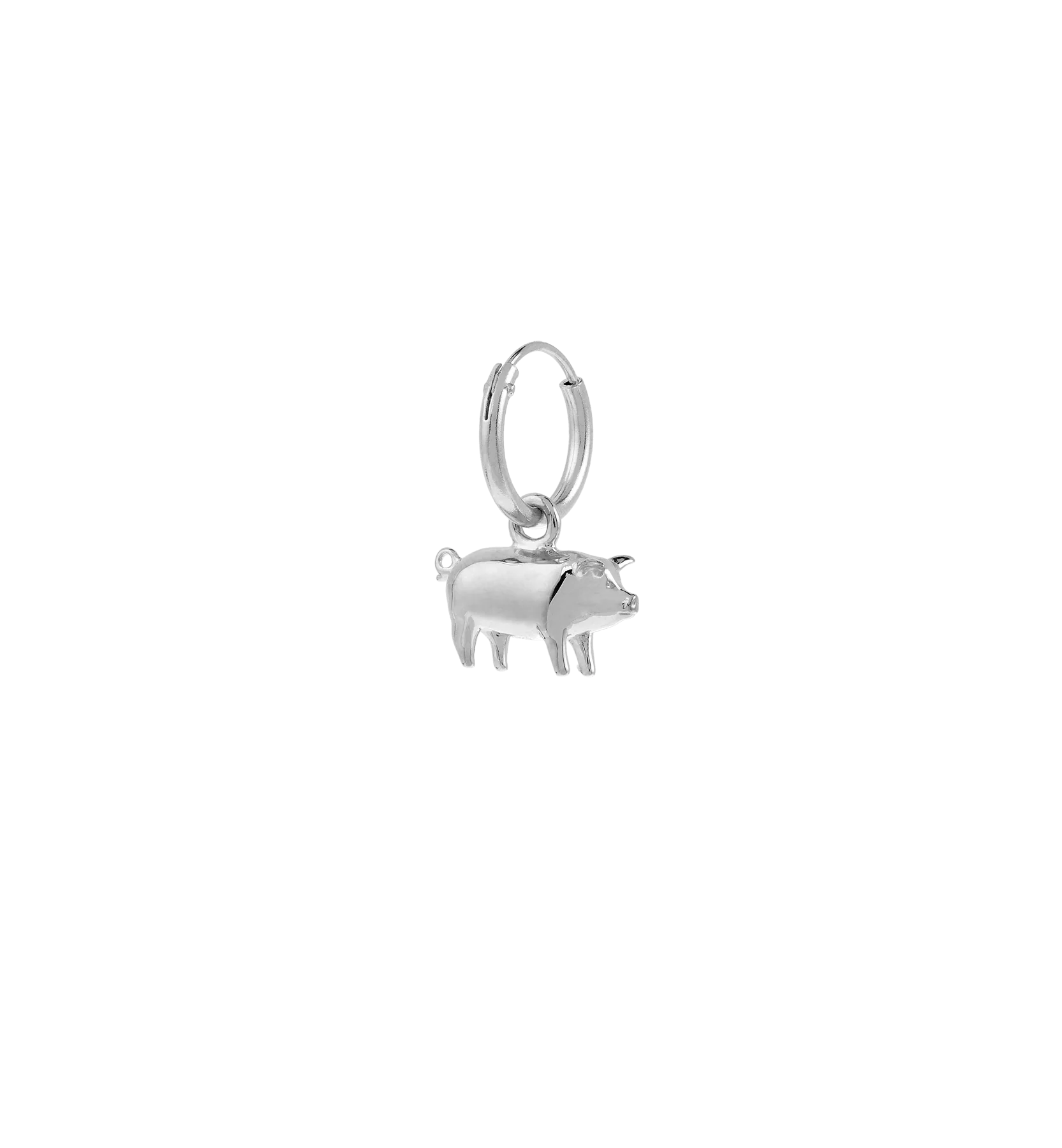 Single Piglet Ring Earring