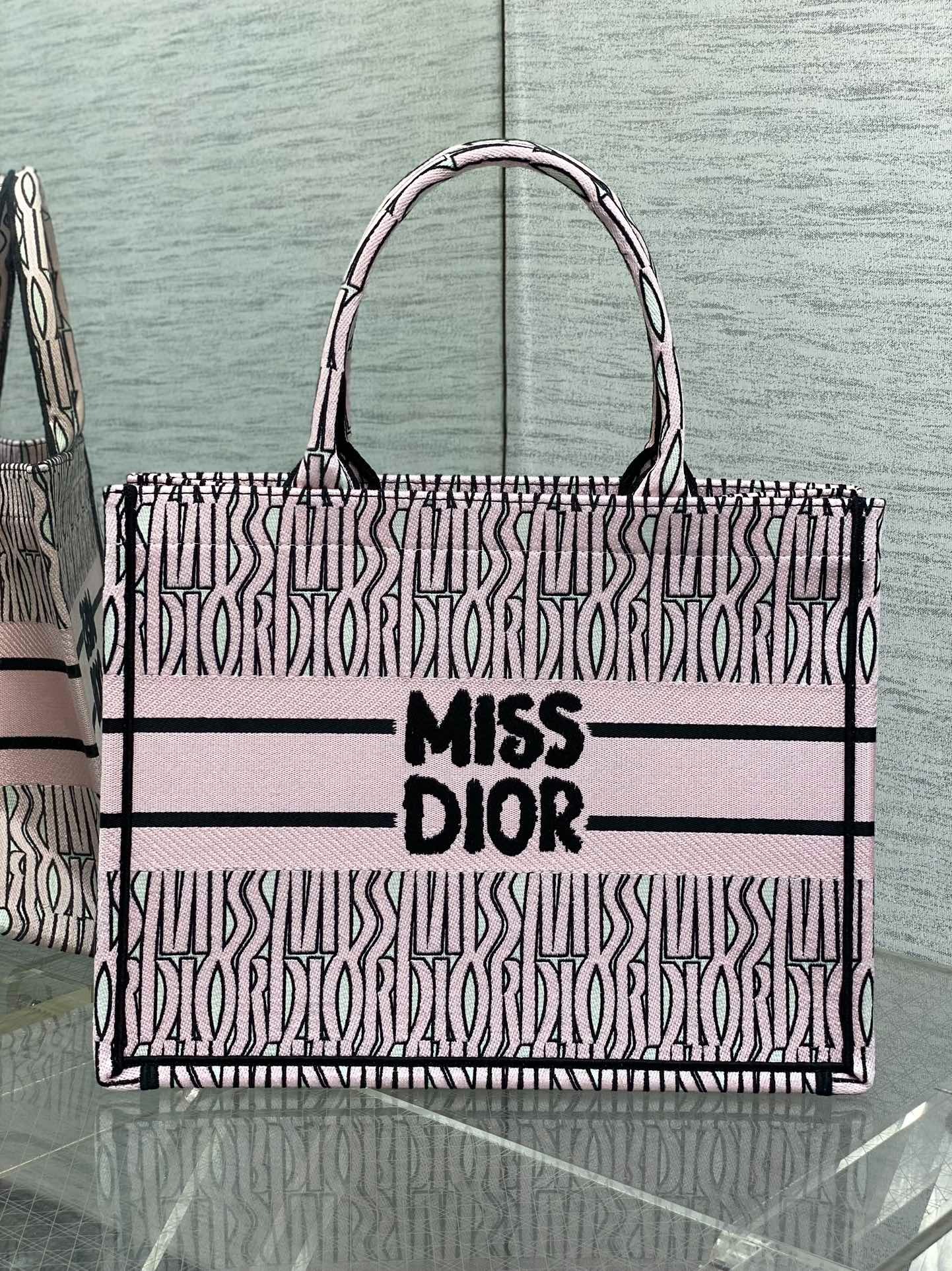 Dior Large Book Tote Bag Pink For Women 42cm/16.5in1:1High-quality replica