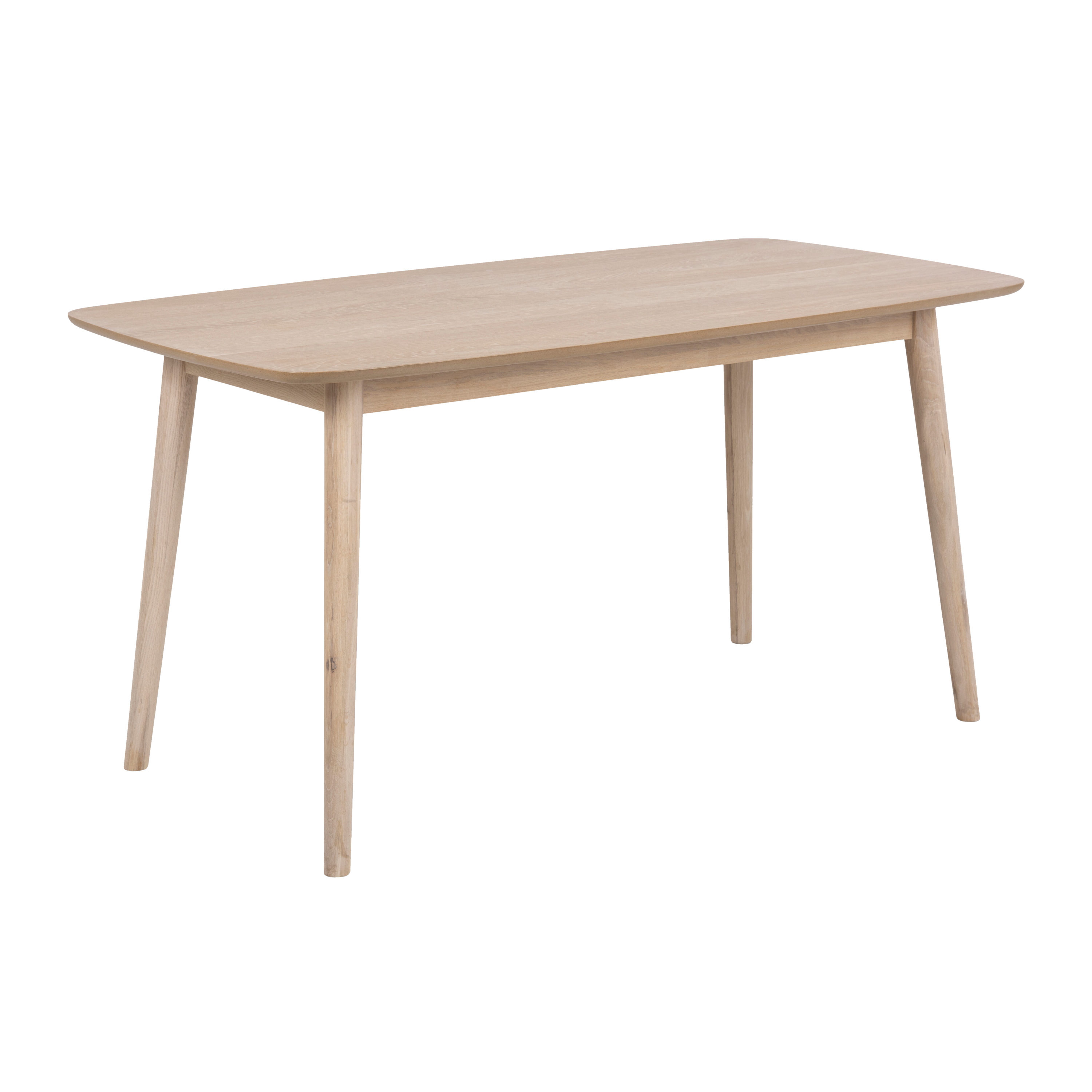 Blokker basic Rounded Eettafel 150 x 80 cm - Eiken