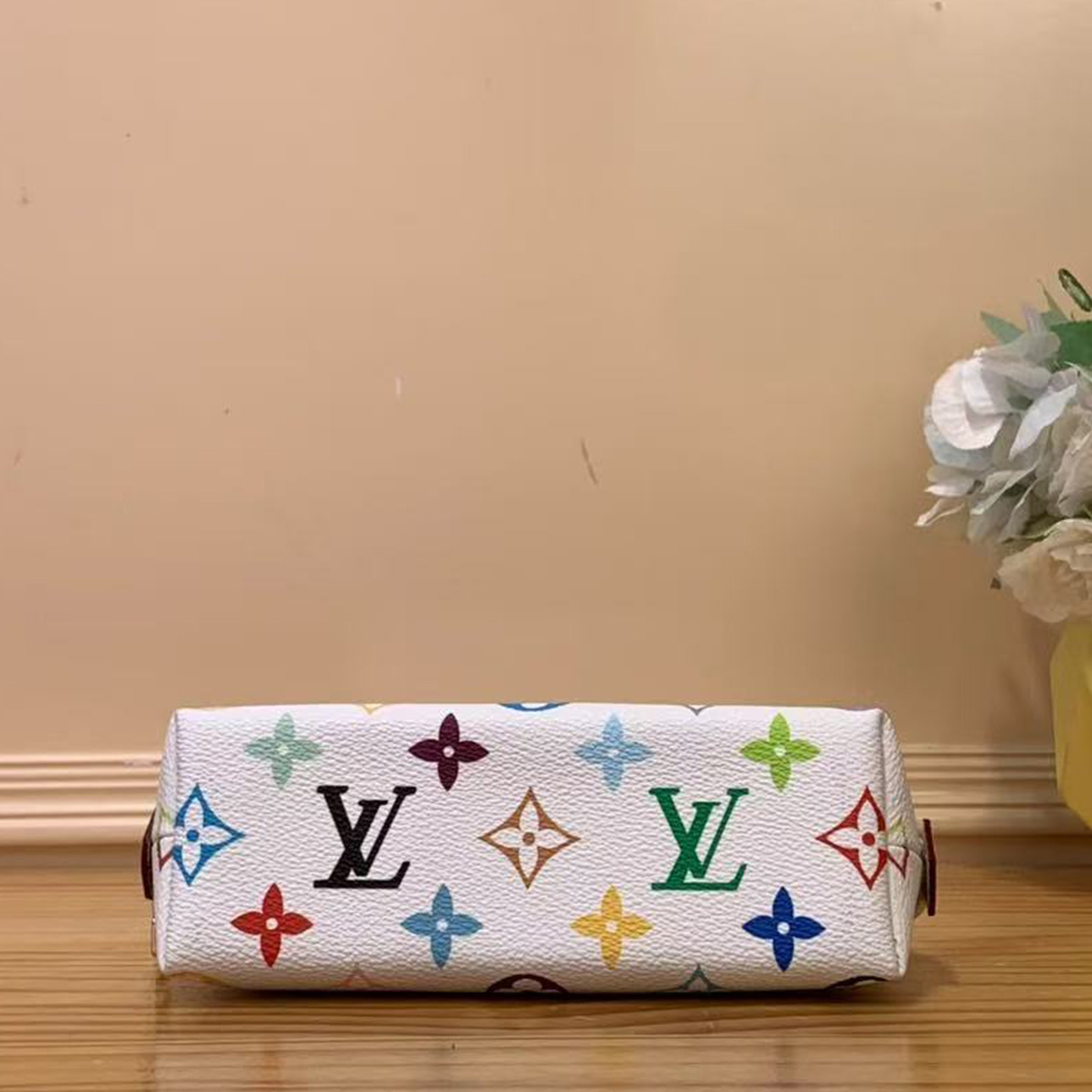 Louis Vuitton x Murakami Cosmetic Pouch PM1:1High-quality replica