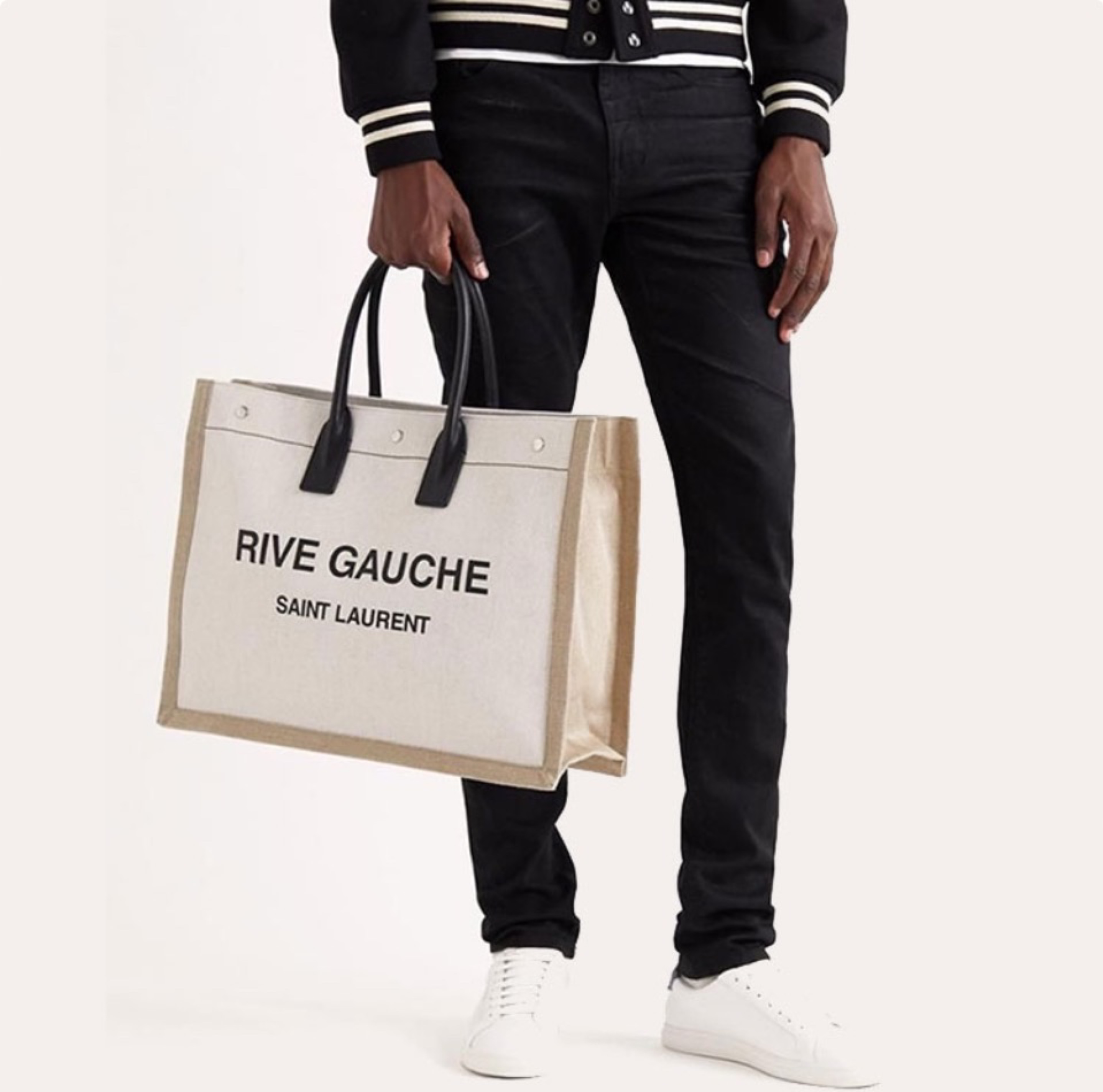 Saint Laurent YSL  Rive Gauche canvas tote bag1:1High-quality replica