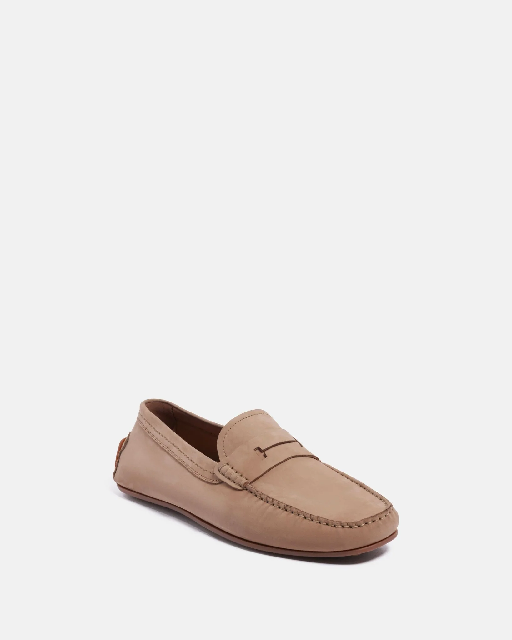MOCASSINS VITTORE/VEL - En cuir velours sable