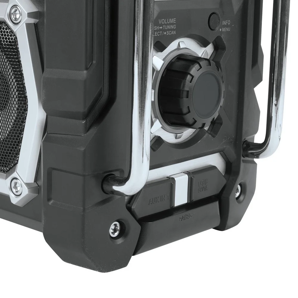Makita XRM06B Bluetooth Cordless Job Site Radio, Black - Image 4
