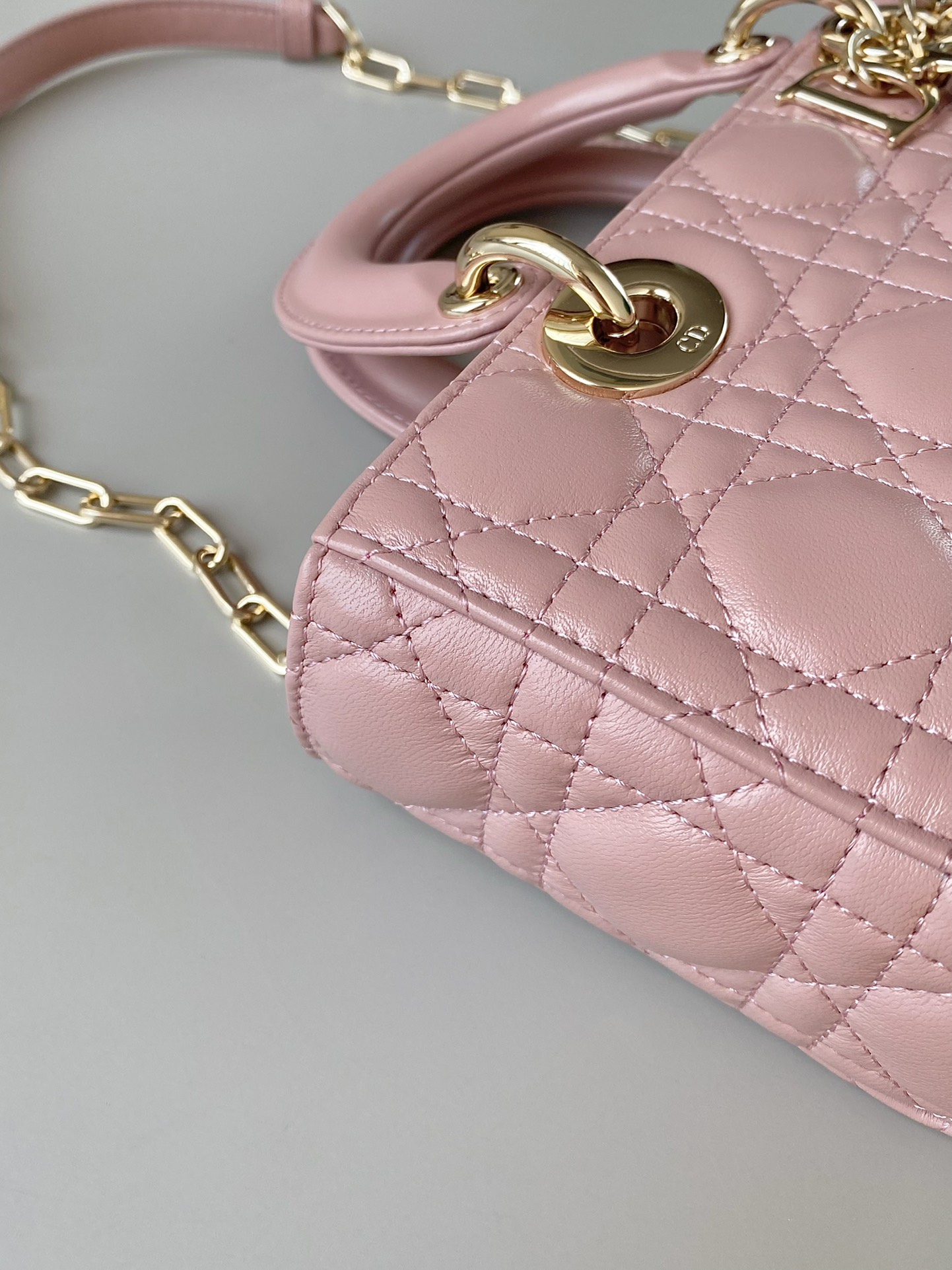 Dior Christian Dior Small Lady D-Joy Bag Pink For Women 9in/22cm1:1High-quality replica