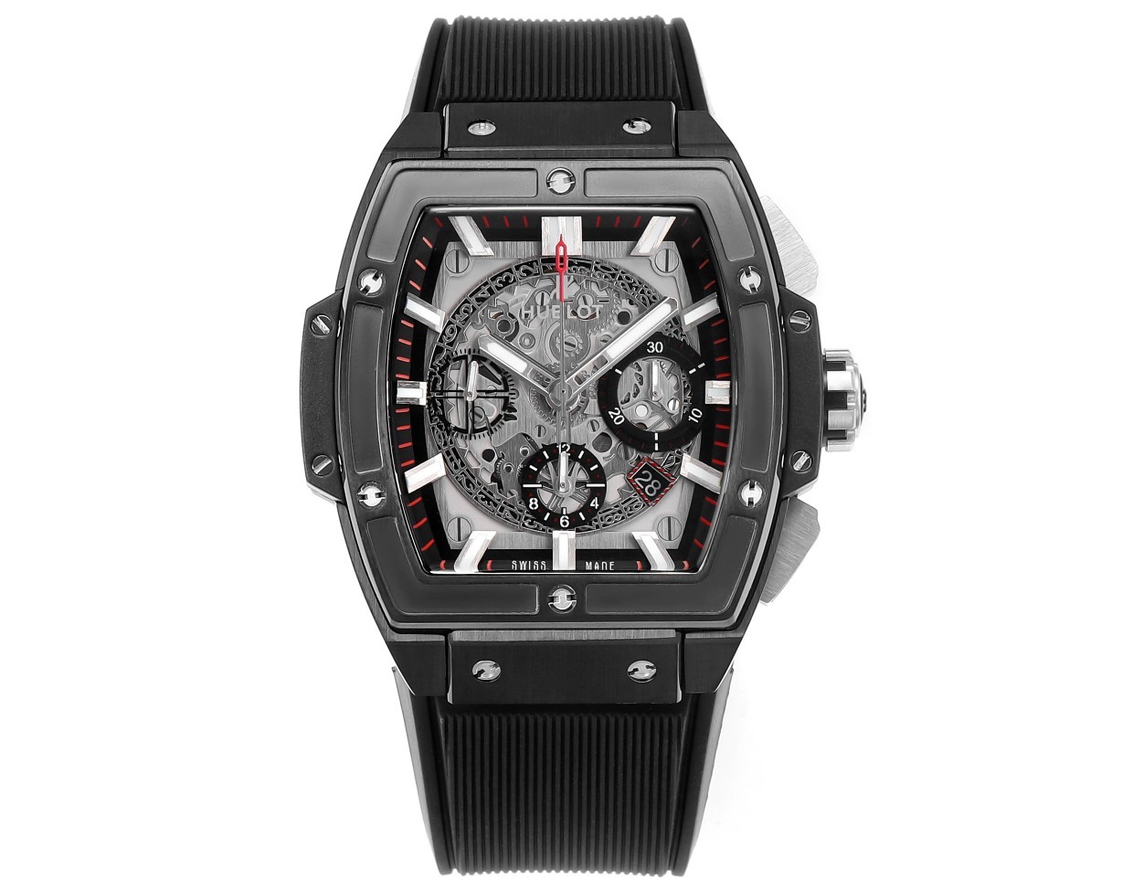 Hublot SPIRIT OF BIG BANG Chronograph, 45 mm Textured rubber strap(1:1 replica) - Top club