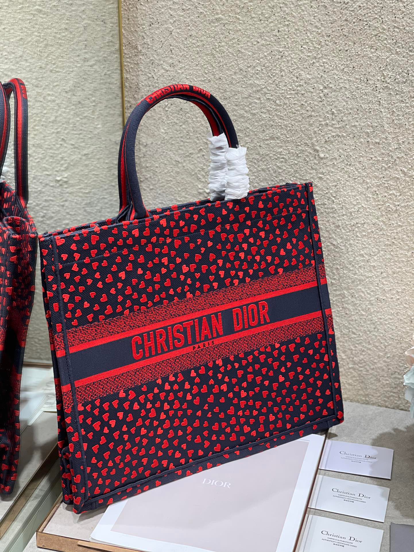 Christian Dior Large Dior Book Tote Crimson Multicolor, For Women, Women’s Handbags 16.5in/42cm CD1:1High-quality replica