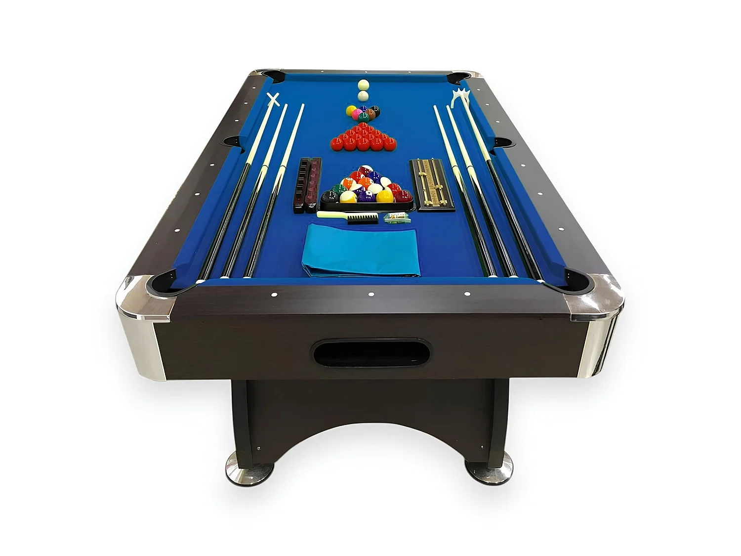 Table de billard 7 pieds avec accessoires complets – Iron Blue