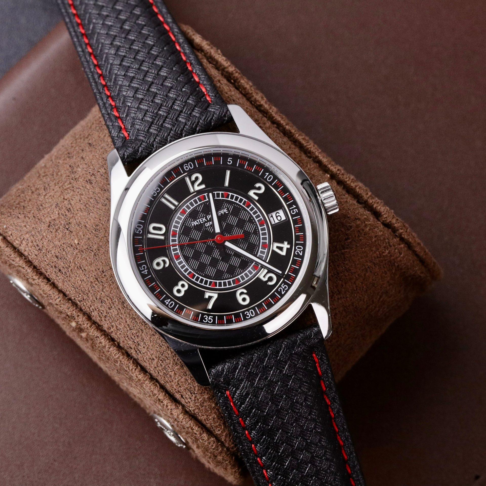 Patek Philippe Replica Watch Calatrava 6007G Leather Strap 40mm - Top club