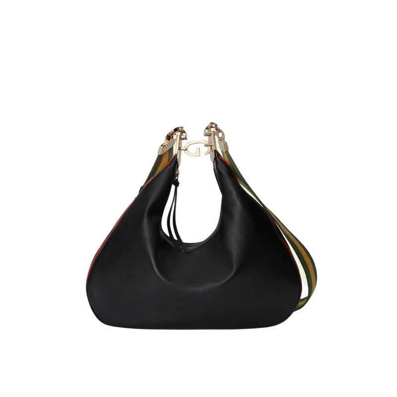 Gucci Attache large shoulder bag Black leather – GB139