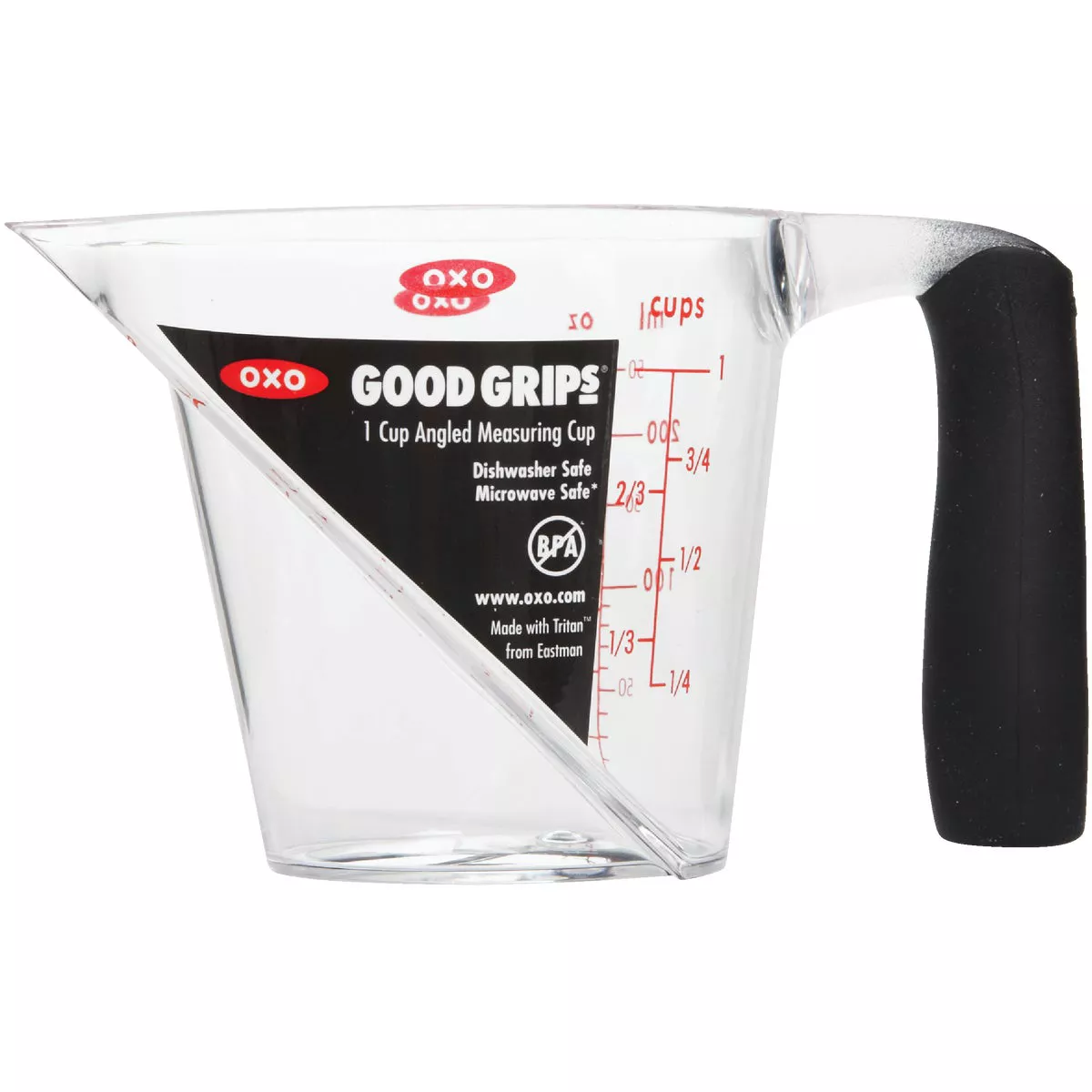 OXO Good Grips 1 Cup Clear Plastic Angled Measuring Cup