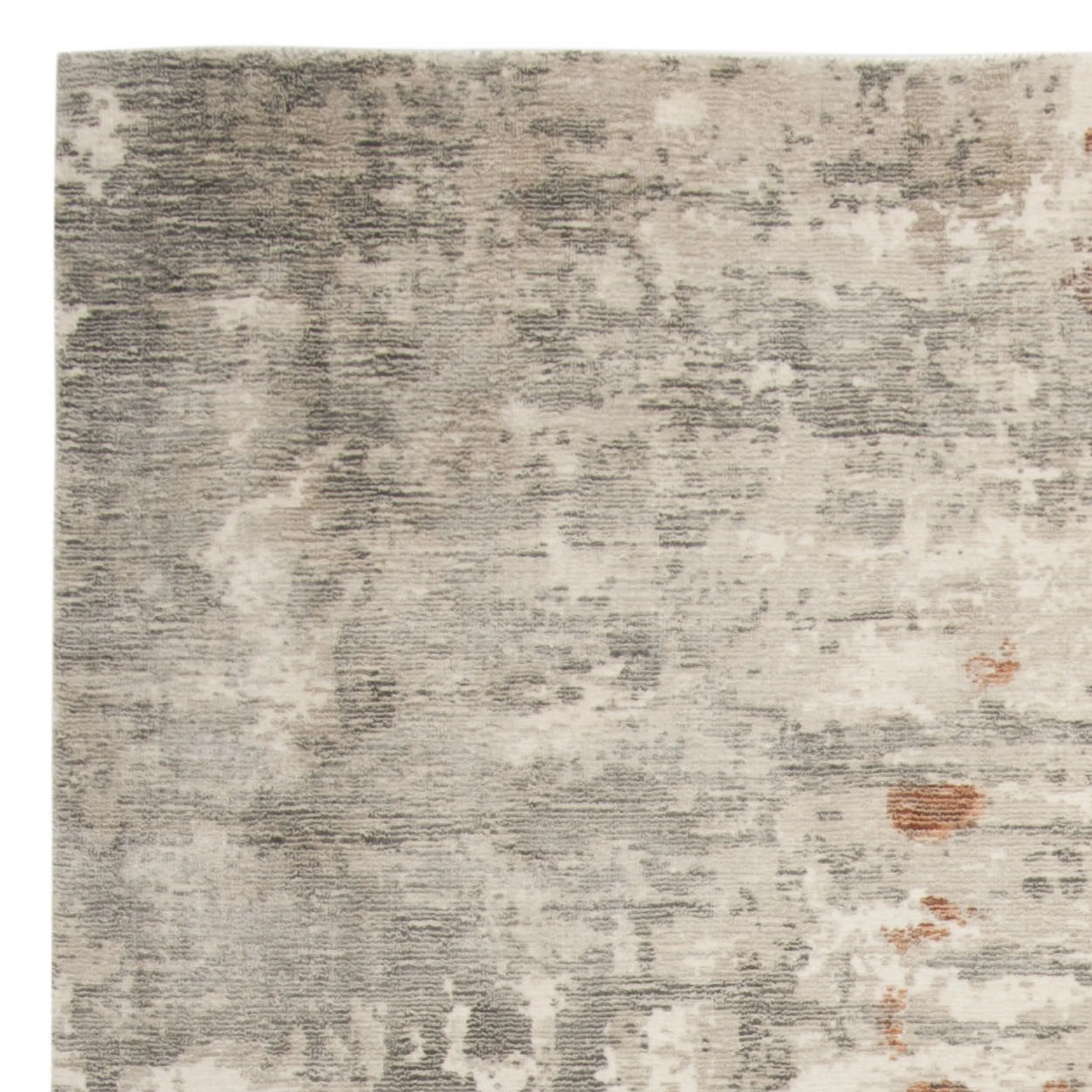 SAFAVIEH Mirage Amery Vintage Abstract Area Rug, Rust/Silver, 9' x 12'